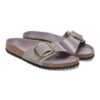 Madrid Big Buckle naturlig skinnlakk