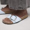 Madrid Big Buckle naturlig skinnlakk
