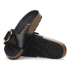 Madrid Big Buckle naturlig skinnlakk
