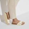 Madrid Big Buckle naturlig skinnlakk