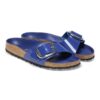 Madrid Big Buckle naturlig skinnlakk