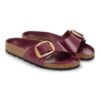 Madrid Big Buckle naturlig skinnlakk
