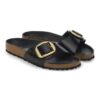 Madrid Big Buckle naturlig skinnlakk