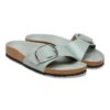 Madrid Big Buckle naturlig skinnlakk