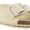 Madrid Big Buckle naturlig skinnlakk