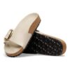 Madrid Big Buckle naturlig skinnlakk