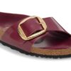 Madrid Big Buckle naturlig skinnlakk