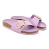 Madrid Big Buckle naturlig skinnlakk