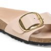 Madrid Big Buckle naturlig skinnlakk
