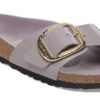 Madrid Big Buckle naturlig skinnlakk