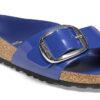 Madrid Big Buckle naturlig skinnlakk