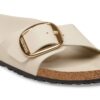 Madrid Big Buckle naturlig skinnlakk