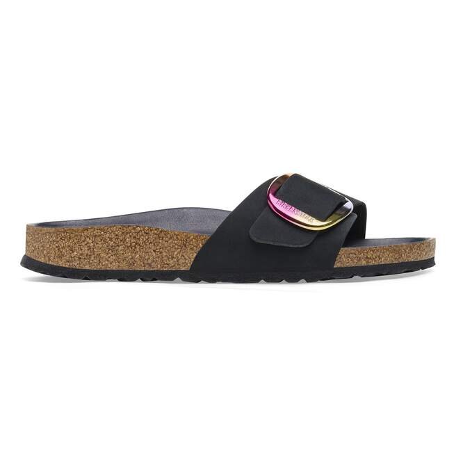 Madrid Big Buckle Nubuck Leather Black Madrid Big Buckle Nubuck Leather Black