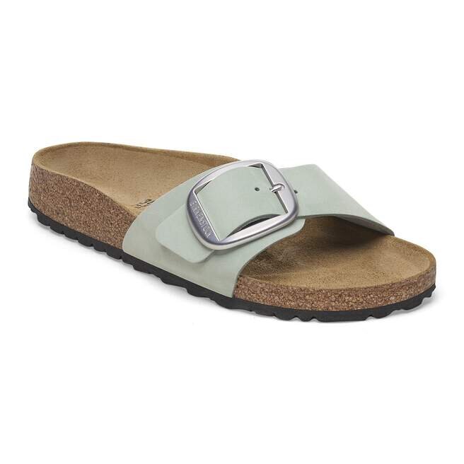 Madrid Big Buckle Nubuck Leather Pure Sage Madrid Big Buckle Nubuck Leather Pure Sage