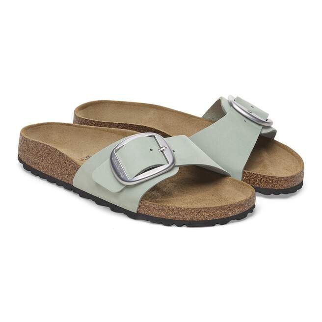 Madrid Big Buckle Nubuck Leather Pure Sage Madrid Big Buckle Nubuck Leather Pure Sage