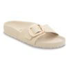 Madrid Big Buckle Pearl naturlig skinnlakk