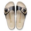 Madrid Big Buckle Pearl naturlig skinnlakk