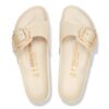 Madrid Big Buckle Pearl naturlig skinnlakk