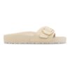 Madrid Big Buckle Pearl naturlig skinnlakk