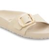 Madrid Big Buckle Pearl naturlig skinnlakk