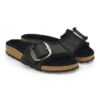 Madrid Big Buckle Shearling naturlig skinn, oljet
