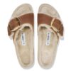Madrid Big Buckle Shearling naturlig skinn, oljet