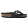 Madrid Big Buckle Shearling naturlig skinn, oljet