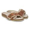 Madrid Big Buckle Shearling naturlig skinn, oljet