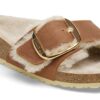 Madrid Big Buckle Shearling naturlig skinn, oljet