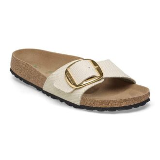 Madrid Big Buckle Tekstil Canvas Eggshell