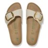 Madrid Big Buckle Tekstil Canvas Eggshell