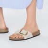 Madrid Big Buckle Tekstil Canvas Eggshell