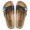 Madrid Birko-Flor Patent Svart lakkskinn