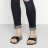 Madrid Birko-Flor Patent Svart lakkskinn
