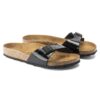 Madrid Birko-Flor Patent Svart lakkskinn