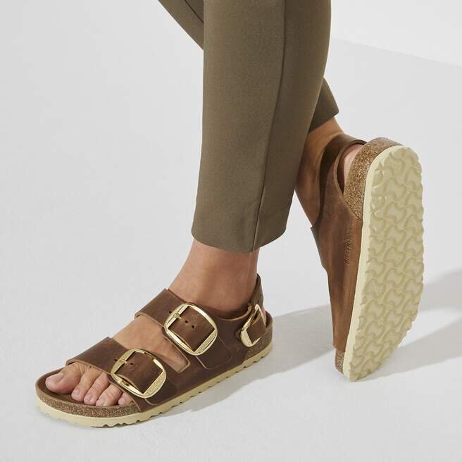 Milano Big Buckle naturlig oljet skinn Milano Big Buckle naturlig oljet skinn