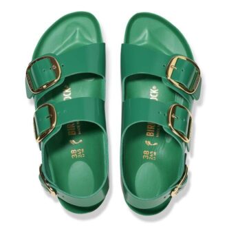 Milano Big Buckle naturlig skinnlakk