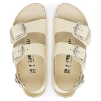 Milano Big Buckle naturlig skinnlakk