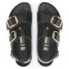 Milano Big Buckle naturlig skinnlakk Milano Big Buckle naturlig skinnlakk
