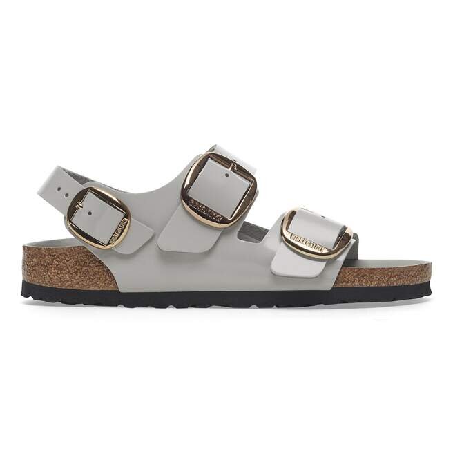 Milano Big Buckle naturlig skinnlakk Milano Big Buckle naturlig skinnlakk