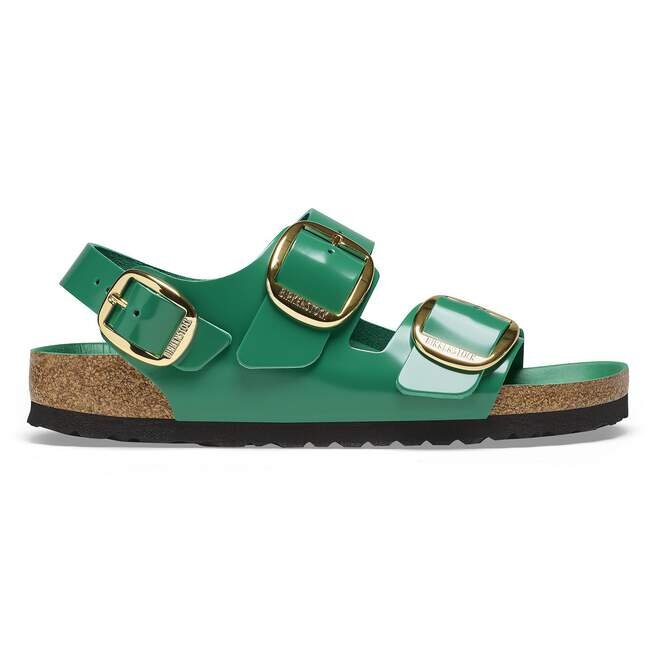 Milano Big Buckle naturlig skinnlakk Milano Big Buckle naturlig skinnlakk