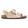 Milano Big Buckle naturlig skinnlakk