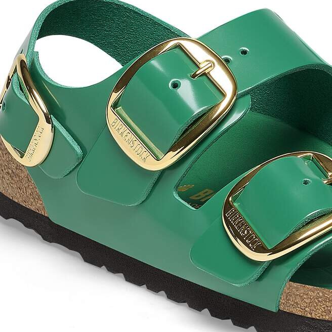 Milano Big Buckle naturlig skinnlakk Milano Big Buckle naturlig skinnlakk
