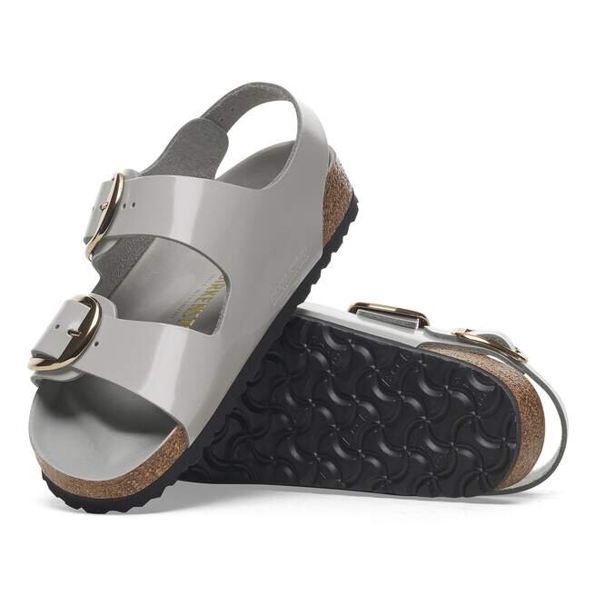 Milano Big Buckle naturlig skinnlakk Milano Big Buckle naturlig skinnlakk