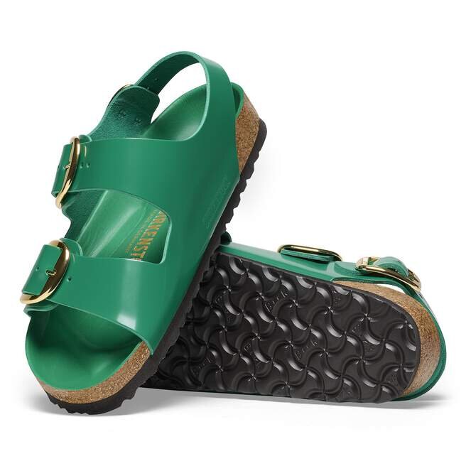 Milano Big Buckle naturlig skinnlakk Milano Big Buckle naturlig skinnlakk