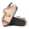 Milano Big Buckle naturlig skinnlakk