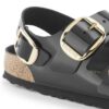 Milano Big Buckle naturlig skinnlakk Milano Big Buckle naturlig skinnlakk