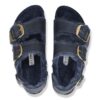 Milano Big Buckle Shearling Naturlig Lær Oljet Milano Big Buckle Shearling Naturlig Lær Oljet