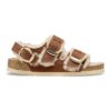 Milano Big Buckle Shearling Naturlig Lær Oljet Milano Big Buckle Shearling Naturlig Lær Oljet