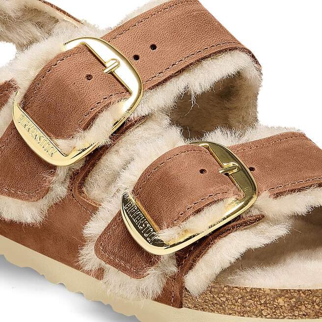 Milano Big Buckle Shearling Naturlig Lær Oljet Milano Big Buckle Shearling Naturlig Lær Oljet